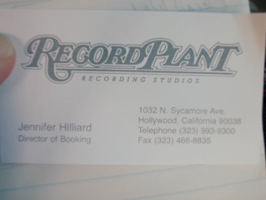 record plant 039